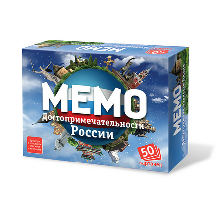 Настольная игра Ranok Creative Мемо Достопримечательности России 7202