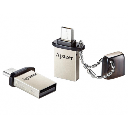 USB Flash Drive 8Gb - Apacer AH175 Mobile OTG microUSB/USB AP8GAH175B-1