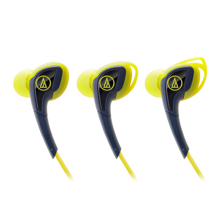 Внутриканальные наушники Audio-Technica ATH-SPORT2 Navy/Yellow