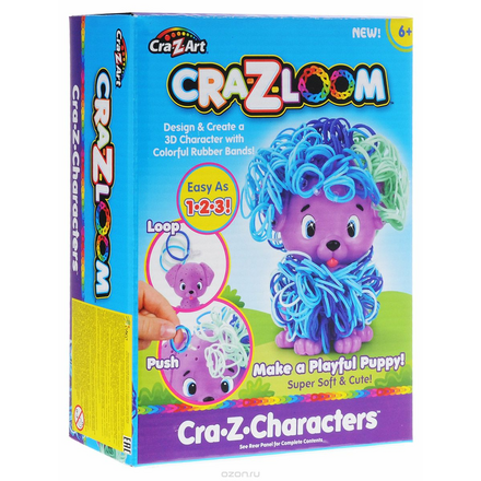 Crazy Loom Набор для плетения из резиночек Щенок