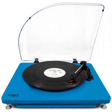 Виниловый проигрыватель_ION Audio Pure LP BLUE