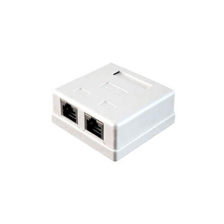 Аксессуар Greenaccessories 2xRJ45 UTP 5e CAT GA-RJ45-5E-2 Розетка внешняя