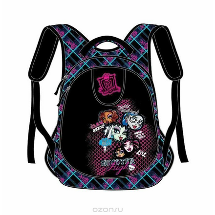 Рюкзак детский Росмэн станд. EVA Monster High "Граффити"