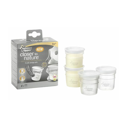 Tommee tippee Контейнеры для хранения питания и молока Closer to nature