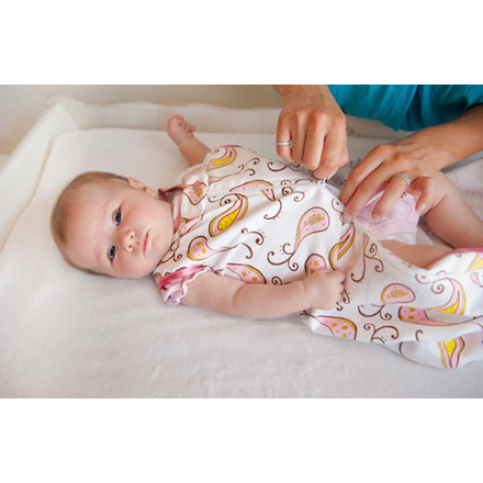 SWADDLE DESIGNS Inc. США спальный мешок zzzZipMe Sack 6-12 мес. Flannel Lt PP w/PP Dots