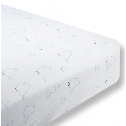 SWADDLE DESIGNS Inc. США простынь детская fitted Crib Sheet Blue Chickies простынь детская