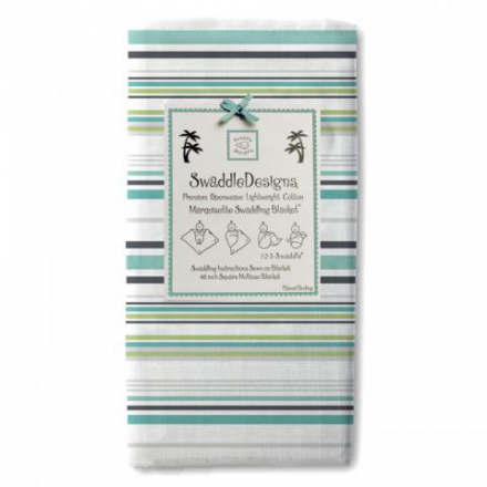 SWADDLE DESIGNS Inc. США пеленка тонкая Marquisette Swaddle Blanket TQ Stripes Marquisette тонкие