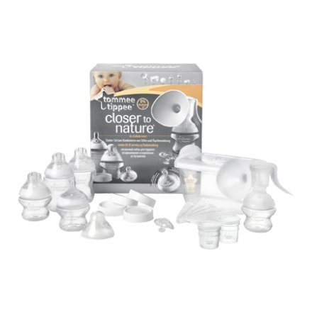 Tommee tippee Молокоотсос с набором для грудного вскармливания Closer to nature