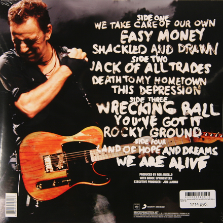 BRUCE SPRINGSTEEN BRUCE SPRINGSTEEN-WRECKING BALL (2 LP, 180 GR + CD)