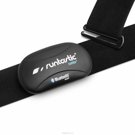 Кардиодатчик Runtastic "Bluetooth Smart Combo", цвет: черный