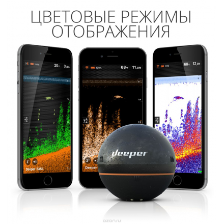 Беспроводной эхолот Deeper Smart Fishfinder 3.0, Bluetooth