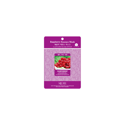 Тканевая маска Mj Care Raspberry Essence Mask (Объем 23 г)