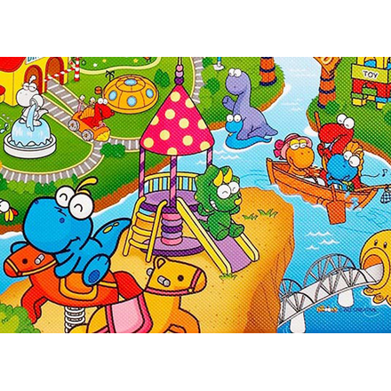 DWINGULER Коврик игровой BIG-15 Dino Land (2300x1400x15) DwingullerBig