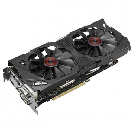 Видеокарта ASUS 4096Mb GF GTX 970 Strix-GTX970-DC2-4GD5 2xDVI, HDMI, DP Ret