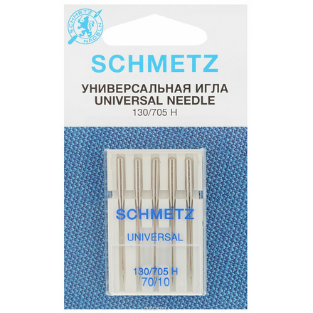 Иглы стандартные "Schmetz" № 70, 5 шт