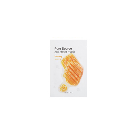 Тканевая маска Missha Pure Source Cell Sheet Mask Honey (Объем 21 г)