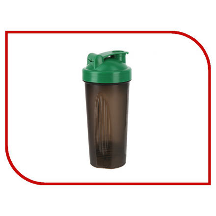 Спортивный Элемент 600ml Black-Green S01-600 - шейкер