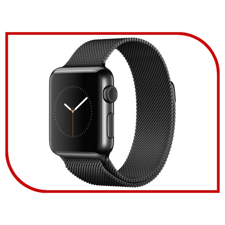 Умные часы APPLE Watch 38mm with Black Space Band MMFK2RU/A