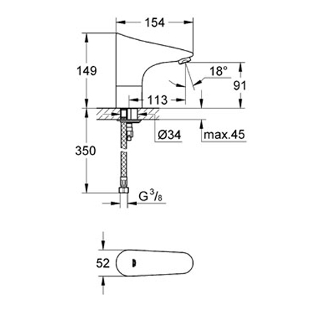 Смеситель Grohe Europlus E 36208001