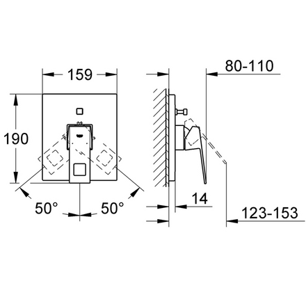 Смеситель Grohe Eurocube 19896000