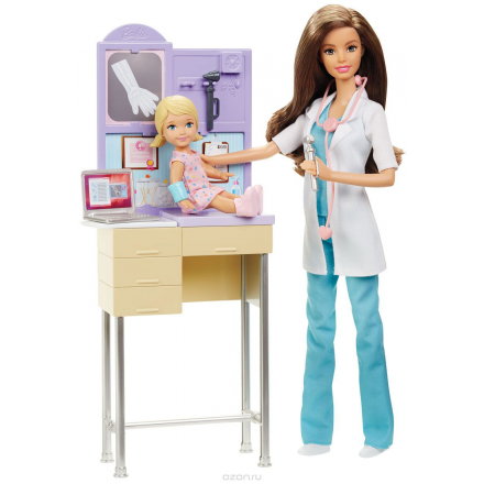 Barbie Игровой набор Детский врач