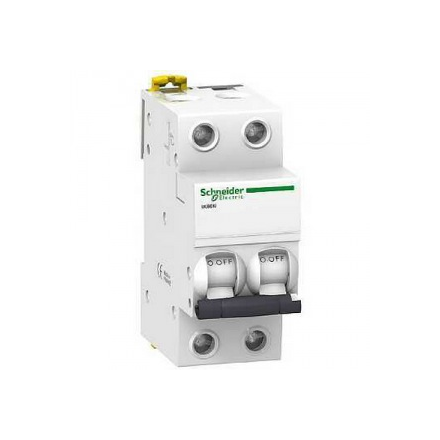 Автоматический модульный выключатель acti9 ik60 2п c 20а 6ка schneider electric a9k24220