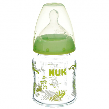 Бутылочка для кормления NUK "First Choice", с силиконовой соской, от 0 до 6 месяцев, цвет: светло-зеленый, 120 мл 10747044_св.зеленый