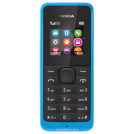 Nokia 105 DS, Cyan A00025709