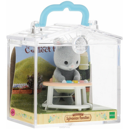 Sylvanian Families Фигурка Малыш крольчонок в ходунках 3380_крольчонок в ходунках