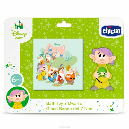 Chicco Disney Книжка-игрушка для ванны 7 гномов 00007816000000