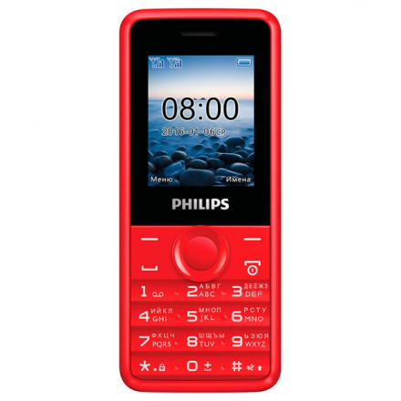 Мобильный телефон Philips Xenium E103 Red