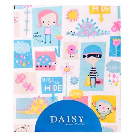 DAISY пеленка  хлопок (перкаль) 90х150  1 шт. Дракончик DAISY фланель 2