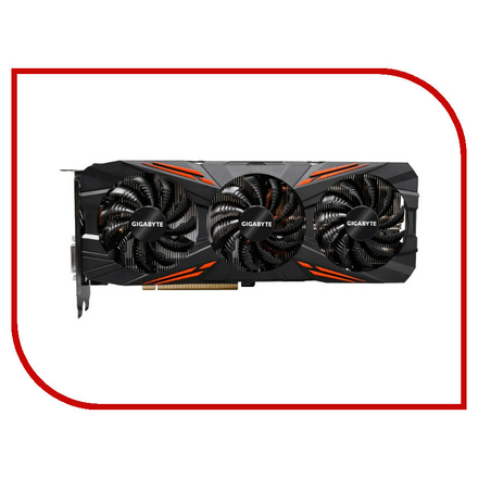 Видеокарта GigaByte GeForce GTX 1070 1620Mhz PCI-E 3.0 8192Mb 8008Mhz 256 bit DVI HDMI HDCP GV-N1070G1 GAMING-8GD