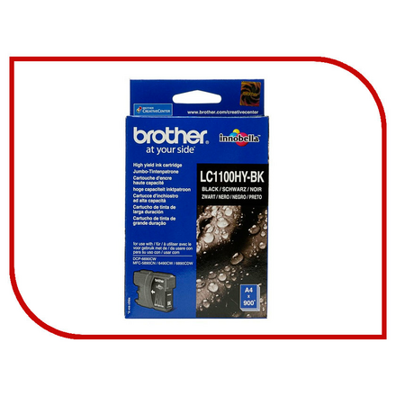 Картридж Brother LC1100HYBK Black для DCP-6690CW/MFC-5890CN/MFC-5895CW/MFC-6490CW/MFC-6890CDW