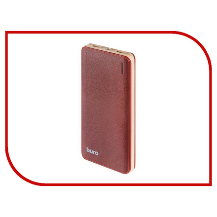 Аккумулятор Buro 10000 mAh Brown T4-10000