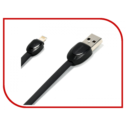 Аксессуар Remax USB - Lightning Shell RC-040i для iPhone 6/6 Plus 1m Black 14324