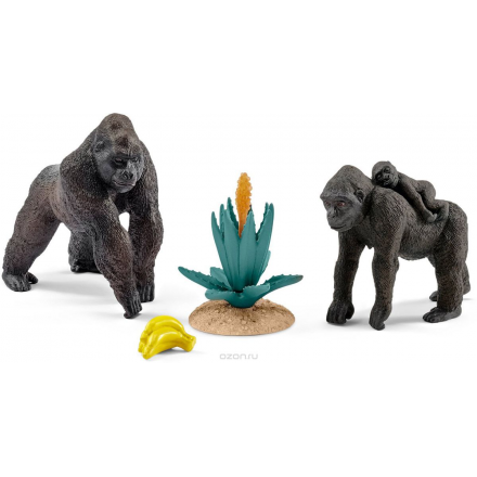 Schleich Набор фигурок Сафари Гориллы 42276