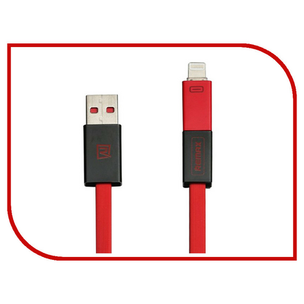 Аксессуар Remax Lightning + microUSB Shadow Magnet RC-026T для iPhone 6/6 Plus 1m Red 14311