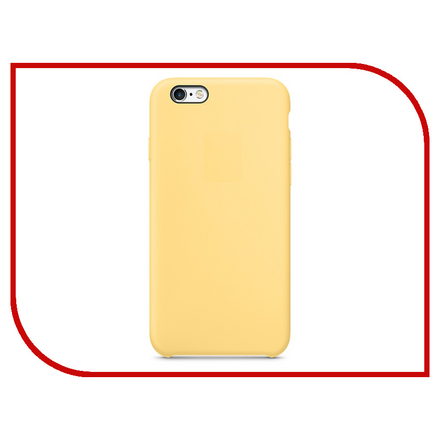 Аксессуар Чехол APPLE iPhone 6S Silicone Case Yellow MM662ZM/A