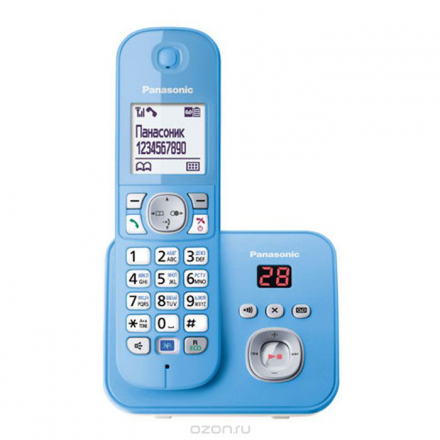 Panasonic KX-TG6821 RUF, Blue DECT телефон KX-TG6821RUF