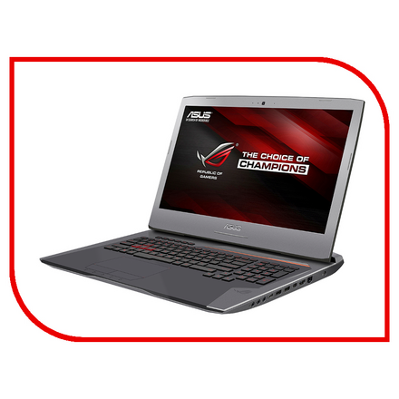 Ноутбук ASUS ROG G752VS-GC082T 90NB0D71-M00950 (Intel Core i7-6820HK 2.7 GHz/32768Mb/1000Gb + 256Gb SSD/BD/nVidia GeForce GTX 1070M 8192Mb/Wi-Fi/Cam/17.3/3840x2160/Windows 10 64-bit)