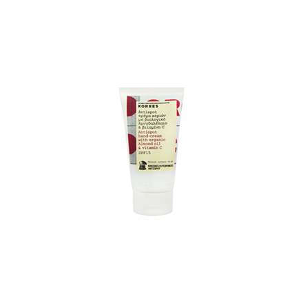 Крем для рук Korres Antispot Hand Cream with Almond Oil and Vitamin C (Объем 75 мл)