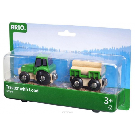 Brio Трактор с грузом 33799