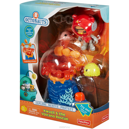 Octonauts Набор фигурок Квази и спасение из вулкана V1384_CDP47