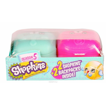 Shopkins Набор фигурок с рюкзаком 2 шт 56143