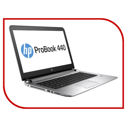 Ноутбук HP Probook 440 W4N87EA Intel Core i3-6100U 2.3 GHz/4096Mb/500Gb/No ODD/Intel HD Graphics/Wi-Fi/Bluetooth/Cam/14.0/1366x768/Windows 7 64-bit