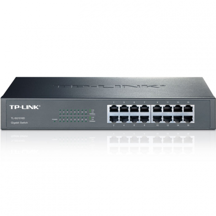 TP-LINK TL-SG1016D неуправляемый 16 портов 10/100/1000 Мбит/с