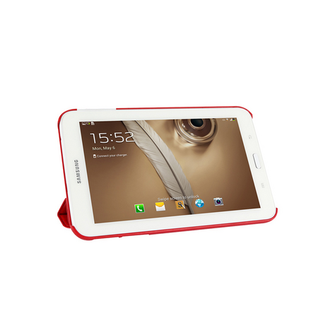 Чехол для Samsung Galaxy Tab 3 7.0 Lite SM-T110N\T111N\T113N\T116N G-case Slim Premium, эко кожа, красный GG-280