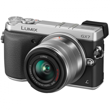 Фотоаппарат системный премиум Panasonic Lumix DMC-GX7K Kit Silver