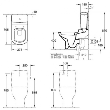 Villeroy &amp; Boch Sentique 562510R1